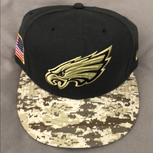 salute to service eagles hat